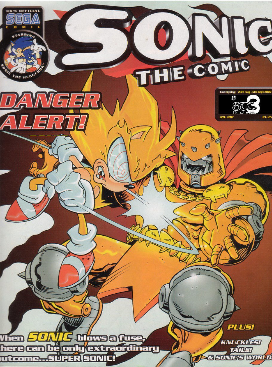 Sonic - The Comic Issue No. 188 Comic cover page